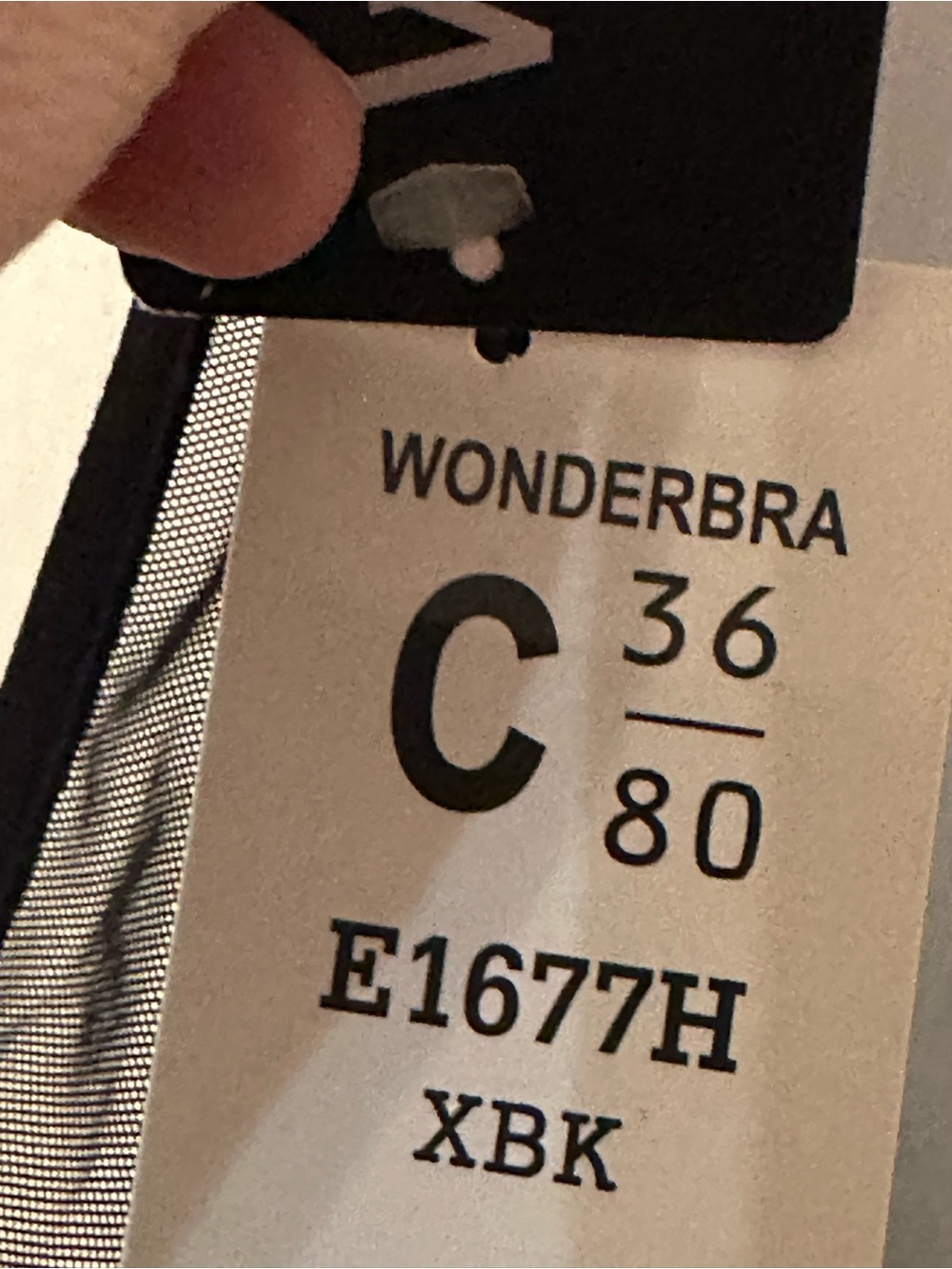 Wonderbra 2 Ways to Wear Underwire Bra Black Mesh Panel Underwire Bra Women - Picture 9 of 10